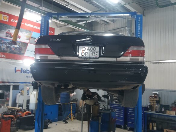 1997 Mercedes-Benz S-Класс 500 Long III (W140) Рестайлинг, чёрный - вид 13