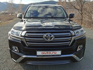 2018 Toyota Land Cruiser 200 Series Рестайлинг 2, чёрный, 7400000 рублей, вид 3