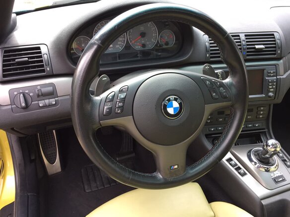 2002 BMW M3 III (E46), жёлтый - вид 16
