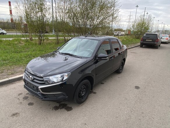 2022 Lada (ВАЗ) Granta I Рестайлинг, чёрный, 777777 рублей