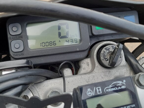 2003 Kawasaki D-tracker 250, чёрный - вид 7