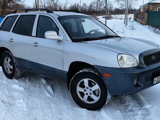 2002 Hyundai Santa Fe I, серебристый, 900000 рублей, вид 4
