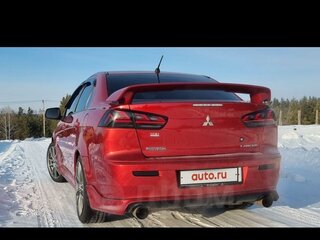 2008 Mitsubishi Lancer X, красный, 1180000 рублей, вид 3
