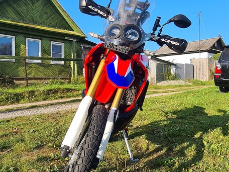2017 Honda CRF 250L Rally, красный, 460000 рублей, вид 4
