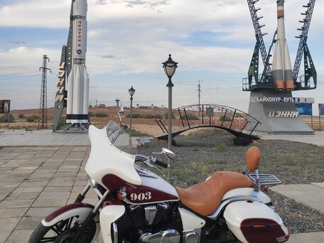 2007 Kawasaki VN900 Vulcan, белый, 680000 рублей, вид 2