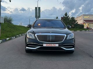 2019 Mercedes-Benz Maybach S-Класс 560 I (X222) Рестайлинг, чёрный, 7200000 рублей, вид 3