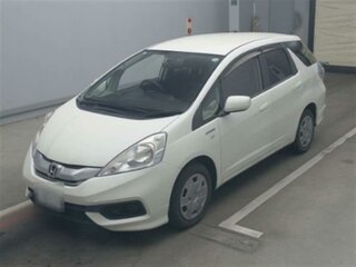 2014 Honda Fit Shuttle I Рестайлинг, белый, 1250000 рублей, вид 2