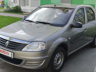 2010 Renault Logan I Рестайлинг, бежевый, 530000 рублей, вид 2