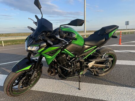 2021 Kawasaki Z 900, зелёный, 999999 рублей, вид 2