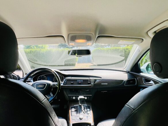 2012 Audi A6 IV (C7), белый, 1990000 рублей - вид 4