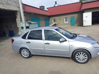 2014 Lada (ВАЗ) Granta I, серый, 465000 рублей, вид 2