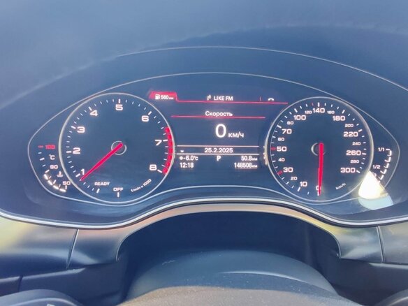 2017 Audi A6 IV (C7) Рестайлинг, серый, 2200000 рублей - вид 6