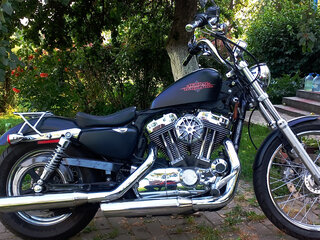 2014 Harley-Davidson Sportster 1200, чёрный, 854088 рублей, вид 2