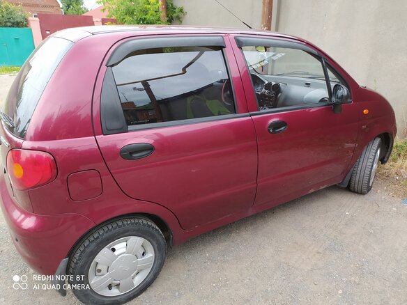 2005 Daewoo Matiz I Рестайлинг, красный, 220000 рублей