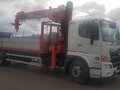 2019 Hino Автокран, белый