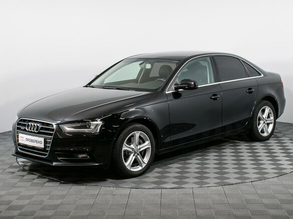 2012 Audi A4 IV (B8) Рестайлинг, чёрный
