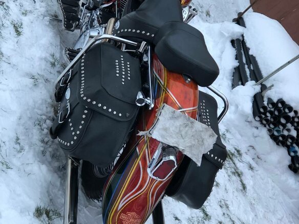 2004 Harley-Davidson Softail Custom, красный, 1188668 рублей - вид 25