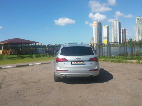 2014 Audi Q5 I (8R) Рестайлинг, серебристый - вид 2