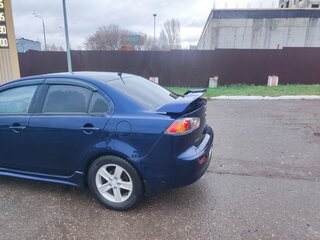 2013 Mitsubishi Lancer X Рестайлинг, синий, 700000 рублей, вид 5