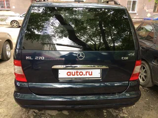 2004 Mercedes-Benz M-Класс 270 I (W163) Рестайлинг, чёрный, 500000 рублей, вид 4