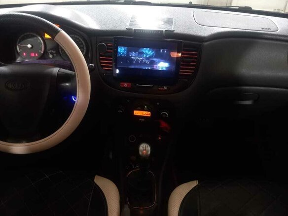 2009 Kia Rio II, белый, 495000 рублей - вид 7