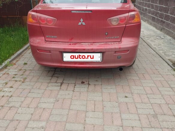 2007 Mitsubishi Lancer X, красный, 650000 рублей - вид 2
