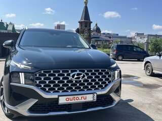 2021 Hyundai Santa Fe IV Рестайлинг, чёрный, 3200000 рублей, вид 2