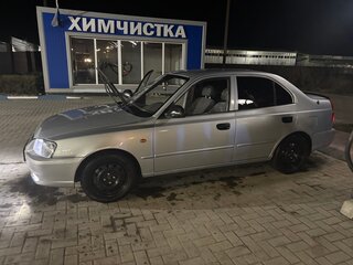 2006 Hyundai Accent ТагАЗ II, серебристый, 320000 рублей, вид 4