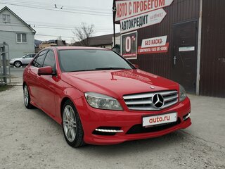 2010 Mercedes-Benz C-Класс 180 BlueEFFICIENCY III (W204), красный, 1320000 рублей, вид 3