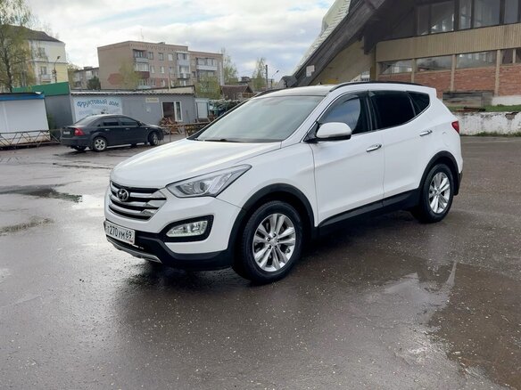 2014 Hyundai Santa Fe III, белый, 1980000 рублей - вид 1