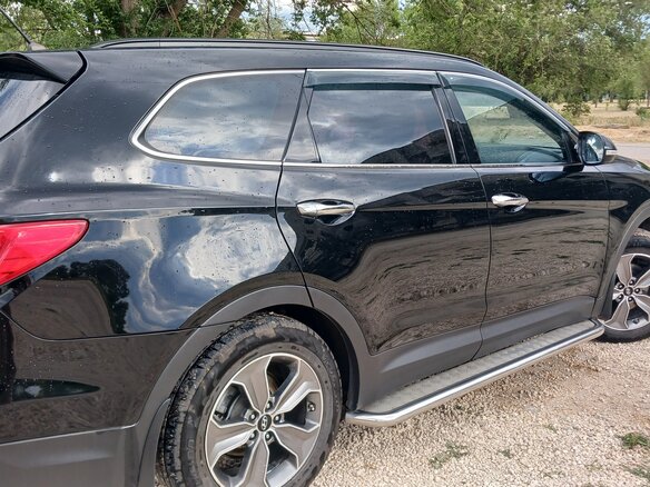 2014 Hyundai Santa Fe Grand III, чёрный, 2250000 рублей - вид 3