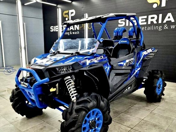 2017 Polaris RZR XP 1000, синий - вид 3