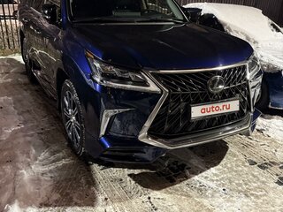 2018 Lexus LX 570 III Рестайлинг 2, синий, 9500000 рублей, вид 3