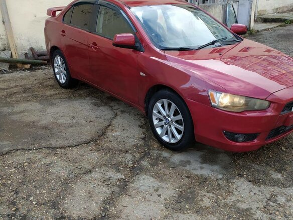 2007 Mitsubishi Lancer X, красный, 650000 рублей - вид 6