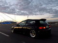 1992 Honda Civic V, чёрный - вид 2