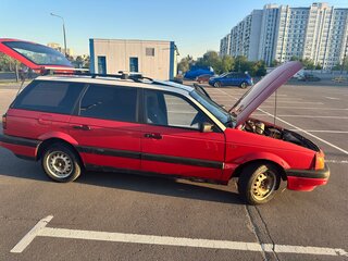 1989 Volkswagen Passat B3, красный, 343000 рублей, вид 5