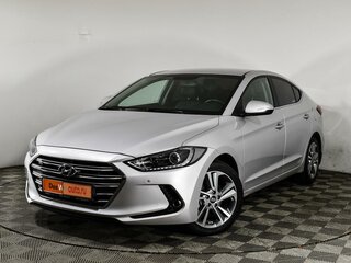2017 Hyundai Elantra VI (AD), серебристый, 1780000 рублей, вид 1