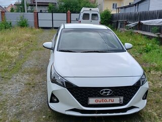 2021 Hyundai Solaris II Рестайлинг, белый, 1550000 рублей, вид 2