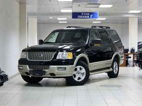 2005 Ford Expedition II, чёрный - вид 3