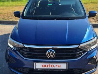 2021 Volkswagen Polo VI, синий, 1417911 рублей, вид 3
