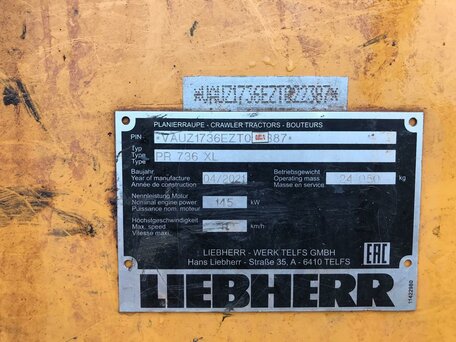 2021 Liebherr PR 734 L Litronic, жёлтый, 22000000 рублей, вид 2