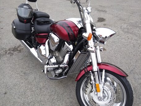 2007 Honda VTX 1800, пурпурный, 780000 рублей, вид 2