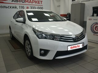 2013 Toyota Corolla XI (E160, E170, E180), белый, 1250000 рублей, вид 1