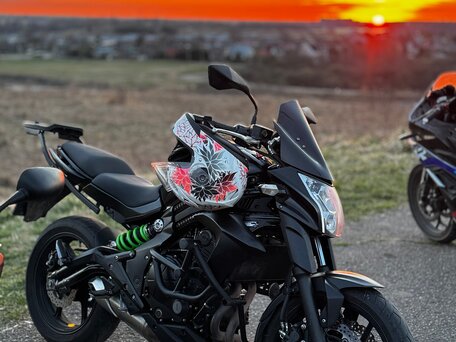 2015 Kawasaki ER-6N, чёрный, 529000 рублей, вид 1