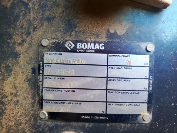 2014 Bomag BW 212 D-40, 2990000 рублей - вид 5