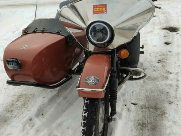 1993 Урал ИМЗ-8.103, коричневый, 250000 рублей - вид 6