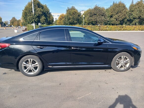 2018 Hyundai Sonata VII (LF) Рестайлинг, чёрный, 1880000 рублей - вид 4