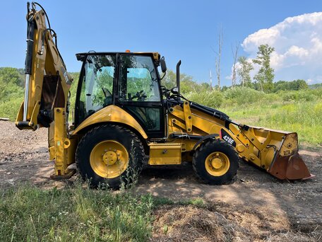 2008 Caterpillar 428, жёлтый, 7600000 рублей, вид 3
