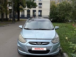2011 Hyundai Solaris I, голубой, 399999 рублей, вид 3