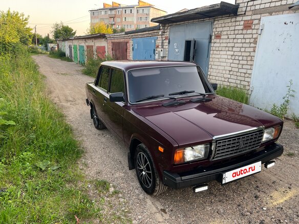 2009 Lada (ВАЗ) 2107, красный, 450000 рублей - вид 1